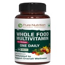 Pure Nutrition Whole Food Multivitamin per le donne | 90 Tabs | One-A-Day | 100% RDA | 24 Vitamine Naturali e Minerali | Tutte le piante naturali Multivitamina femminile | 3 mesi di alimentazione