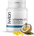 Vitamina D3 5000 IU Softgels - Gluten Free, Non-GMO - Supporto Integratore Vitamina D per Sani Bones Muscolo e Sistema Immune, Made in UK, 365 Count (1 anno di fornitura)