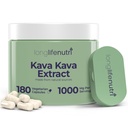 Estratto di Kava integratori 1000mg | erbe naturali | alti livelli di Piper Methysticum e Kavalactones| 180 capsule vegetariane