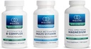 Equilife - Complesso B attivato (60 ct.), Magnesio a spettro completo (180 ct.), Multi-Vitamina attivata giornaliera (30 Serve)