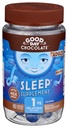 Buona giornata Melatonina al cioccolato per adulti [80 Conte ] - Cioccolato non OGM Fair Trade con camomilla e melatonina 1 mg - Melatonina per adulti, Supplemento per l'aiuto al sonno naturale per adulti