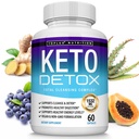 Toplux Keto Detox Pills Estratto di pulizia avanzato – 1532 Mg Natural Acai Colon Cleanser Formula, Flush Toxins & Excess Waste, per le donne degli uomini, 60 capsule, supplemento