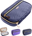 BAGSFY Pill Organizer Case 2 volte al giorno-settimana dell'organizzatore della medicina Scatola di viaggio con il contenitore di caso di medicina 7 giorni rimovibile per olio di pesce, vitamina, supplemento
