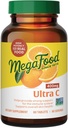 MegaFood Ultra C 400 mg - Vegan Integratore di Supporto Immune con Vitamina C, Realizzato con Alimentazione Reale Compreso Broccoli, Carrot, Cranberry & Brown Rice, Gluten-Free, Kosher - 60 compresse, 60 Serve