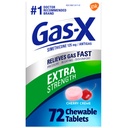 Gas-X Extra Forza Masticabile Rilievo Gas Tablet con Simethicone 125 mg per Bloating Relief, Cherry - 72 Conte