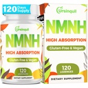 Sublingual NMNH 500mg (Dihydronicotinamide Mononucleotide) (120 Serve, NMNH 500mg per Serving) NAD Supplemento per Boost NAD Livelli come Noi Età, per Anti-invecchiamento, Energia, Immunità, Focus - 120 Count