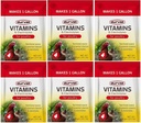 Durazzo 6 Confezione di Vitamine ed Elettroliti per Pollame, 5 Grammi, Rende 6 Galloni