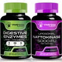BENESSERE LABSRX Estratto di enzimi digestivi | capsule di nattokinase