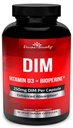 Supplemento DIM 250mg con vitamina D3 Plus BioPerine - Diindolylmethane Menopause & Estrogen Support, Supporto bilancia ormone per le donne e gli uomini - 90 Caps vegetariani