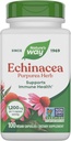 Natural's Way Echinacea Purpurea Herb, Integratore di Supporto Immune*, 1200 mg per 3 capsule di servizio, Progetto Non OGM verificato, Vegan, 100 capsule (Packaging May Vary)