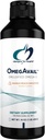 Progetti per la salute OmegAvail Smoothie - Omega 3 TG Triglyceride Fish Oil Emulsion con DHA + EPA - Supplemento liquido per il supporto cardiovascolare + cervello, Mango Peach Flavor (43 Serve / 16oz)