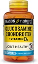 MASON Glucosamina NATURAL Condroitina Plus Vitamina D3 - Supporta Joint and Bone Health, Mobilità migliorata e Flessibilità, 160 Capsule