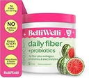 Belli Welli Fiber Supplemento per le donne e gli uomini – Premium Daily Fiber Powder da Organic Acacia con Collagen Aggiunto, Electrolytes & Probiotics – No Bloat, Constipation & Gut Health Support (Watermelon)