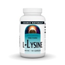 Fonte Naturals L-Lysine Free Form -Amino Acid Supplement Supporta Formazione Energetica & Collagen - 100 Capsule
