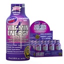 Vitamin Energy Focus+ Extra Strength Energy Shot Berry 12 Pack, 260mg Natural Caffeine, B-Vitamins, CoQ10, Aminoacidi, Focus, Produttività & Clarity, Zero Sugar, Gluten-Free, 1.93 fl oz