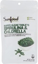 Spirulina Spirulina Spirulina - Spirulina e Clorella Pillole in Polvere, Green Algae Supplement Rich in Chlorophyll, Broken Cell Wall, Vegan - 2 oz Bag