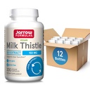 Jarrow Formulas Milk Thistle 150 mg Con 30:1 Standardized Silymarin Extract, Integratore alimentare per il supporto della funzione del fegato, 200 capsule vegetali, 66-200 giorni di alimentazione, 12 pacchetti