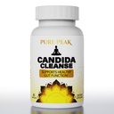 Candida Cleanse - Gut & Colon Support (60 capsule) - per Uomo e Donne - Erbe naturali per Detox intestinale - Oregano Leaf, Wormwood, Noce Nera, Acido Caprylico