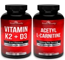 Vitamina K2 con D3 & Acetil L-Carnitina Bundle