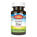 Carlson - Zinco Chelato, 30 mg - Assorbimento Superiore, Supporto Immune & Funzione Enzima, Antiossidante, 100 compresse