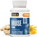 ZAX'S Bruise Vitamin Pharmacist sviluppato Bruising Supplements Potent Bruising Swelling Riduttore, Zinco, Vitamina K, D3, Acido Ascorbico, Citrus Bioflavonoidi, 60 Caps, Combinare Arnica Bruise Cream