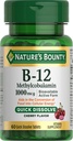 Vitamina di Bounty della natura B12, 60 conte