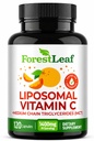 ForestLeaf Liposomal Vitamin C 1000mg Capsule | High Dose Vitamin C Liposomal Supplement w Coconut Oil Fatty Acids | Fast Absorption | Supporto immunitario, Antiossidante, Collagen Production | 120 Vegan Cap