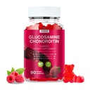 Glucosamina Chondroitin Gummies - 3000MG Extra Strength Joint Support Supplement con MSM & Elderberry, Flessibilità, Antiossidante Immune Support Gummy for Adults, Men & Women - 90 Raspberry Gummies