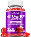Keto ACV Gummies - 1500mg Aceto di Sidro di Mela Gummies con Probiotici, B12 e Keto Supporto, Detox & Cleanse, GMO Free & Vegan - 60 Conteggio...