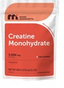 Polvere di monoidrato di creatina istantanea 500 grammi (1.1 Lb), 5000mg per Serv, polvere di creatina micronizzata, non aromatizzata, puro, senza filler, Keto & Vegan, facile dissolvere pre allenamento per le donne e gli uomini