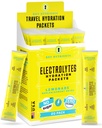 KEY NUTRIENTs Pacchetti di polvere di elettroliti 20 Pack - No Zucchero, Limonata rinfrescante, Pacchetti di idratazione con polvere di elettrolita per rinfrescare i pacchetti di miscela di elettroliti - Calorie zero