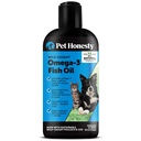 Pet onestà Omega 3 Fish Oil per gatti e cani (16oz), Wild Caught Omega 3 Fish Oil per cani pelle e cappotto supplemento, Supporta taglio, pelle e cappotto, Immunità, Joint, cervello e cuore, EPA + DHA