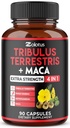 Zolotus Premium Tribulus Terrestris Capsule - Combinati con Ashwagandha, Panax Ginseng & Maca - 90 Conti per 3 Mesi