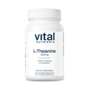 Vital Nutrients L-teanina 200mg | Vegan Supplemento | L Theanine Supporta normali livelli di stress e funzione cognitiva* | Glutine, latticini e soia Free | 60 capsule