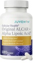 Juvenon Cellular Health | Heart, Brain Supplement con Acetil L-Carnitina e Biotina - Supporta la Funzione NAD+, Produzione Energetica, Mood, Metabolismo Rivitalizzato, Focus Mentale & Clarity (60 compresse)