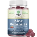 Gummie di zinco ad alta resistenza per adulti - Integratori di zinco masticabili per le donne e gli uomini per l'energia e il supporto immunitario - Vitamine e integratori minerali - 120 Chews