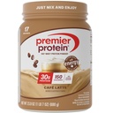 Premier Protein Powder, Café Latte, 30g Protein, 1g Sugar, 100% Whey Protein, Keto Friendly, Gluten Free, No Soy, 95mg Caffeina per l'energia, 23.9 oz (17 Servings)