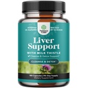 Detox & Repair 180 Capsules - Integratore di latte di sostegno al fegato di erbe - Silymarin Milk Thistle Integratori con Radice di Dandelion, Choline, Estratto di barbabietola e carciofo