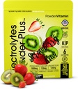Polvere di elettroliti Plus (50 Serve), 0 Calorie Keto, 0 Zucchero, No Maltodextrin, 1000 mg di potassio, 120 mg di calcio, 120 mg di magnesio, polvere di idratazione (50 Serve, fragola Kiwi)