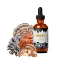 Tintura di funghi di immunità organica dello Spore del Nord (2 oz) | Estratti del corpo di fruttificazione 100% | Reishi, Chaga, Tail della Turchia, Maitake, Shiitake | Organico certificato, Vegan, Non-GMO | Adaptogenic, Made in USA