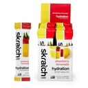 Skratch Labs Hydration Packets Miscela di bevanda di idratazione, Limonata di fragole (20ct) - Polvere di elettrolita sviluppata per atleti e prestazioni sportive, senza glutine, Vegan, Kosher
