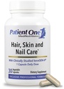 Paziente One Hair, Skin & Nail Care | Supplemento per sostenere unghie forti, e capelli sani e pelle* | con Keratin, Collagen e altro | 30 capsule