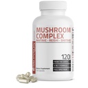 Bronson Triple Mushroom Complex - Maitake - Reishi - Shiitake - Potente Antiossidante e Sistema Immune Booster - Full Spectrum Mushroom Complex - 600 mg capsule - 120 Conte
