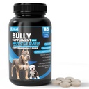 Kilab Dog Peso Gainer – 60-Count Muscle Builder Dog Supplemento – Supplemento di crescita muscolare per cani, cuccioli e adulti – Formula di crescita Bully con Turmeric, Glucosamina, Muscelle verdi