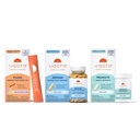 Uqora Regime completo con Flush, Difendere & Promuovere - Supporto del tratto urinario con D-Mannose, Vitamina C, Estratto di tè verde, Probiotici & More - Supporto completo per la salute della vescica* - 3Part Bundle
