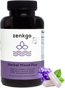 Zenkgo Ashwagandha, 5-HTP, Lavanda, Mucuna, L-triptofano - Integratore di supporto per l'umore, Basato su piante, Mood più di erbe aiuta con calma mente e sollievo dallo stress, Emotion Blalance, Positivity (60Ct/30Day)