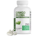 Bronson Ginkgo Biloba Extra Forza Supporta la funzione del cervello & supporto della memoria, 250 capsule vegetariane
