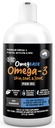 Olio di pesce Omegease per cani e gatti - Più fine per gli animali Omega 3 per gatti e cani - Supplemento per la pelle e cappotto, prurito, spargimento, articolazioni e salute immunitaria - Olio di pesce puro al 100% Omega con EPA & DHA (32 oz)