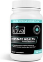 Utiva Prostate Health - Formula naturale per la funzione sana e la portata dell'urina - Supplemento alla prostata per gli uomini - Beta-Sitosterol e Saw Palmetto per gli uomini - 30 Softgels