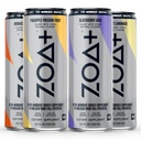 ZOA+ Pre-Workout Energy Drink, Variety Bundle - NSF Certificato per lo sport con Zero Sugar, Nitric Oxide Support, B & D Vitamine, Aminoacidi ed Elettroliti - 48 confezione